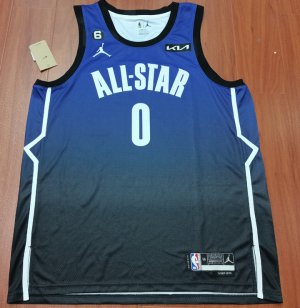 0 Haliburton 2023 Nba all stars game Team Lebron jersey blue